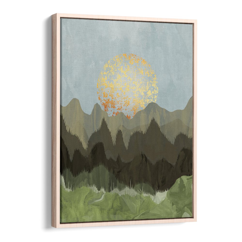 Vibrant MOUNTAIN VIEW, LANDSCAPE PAINTINGS capture nature's beauty, perfect for outdoor enthusiasts' decor.