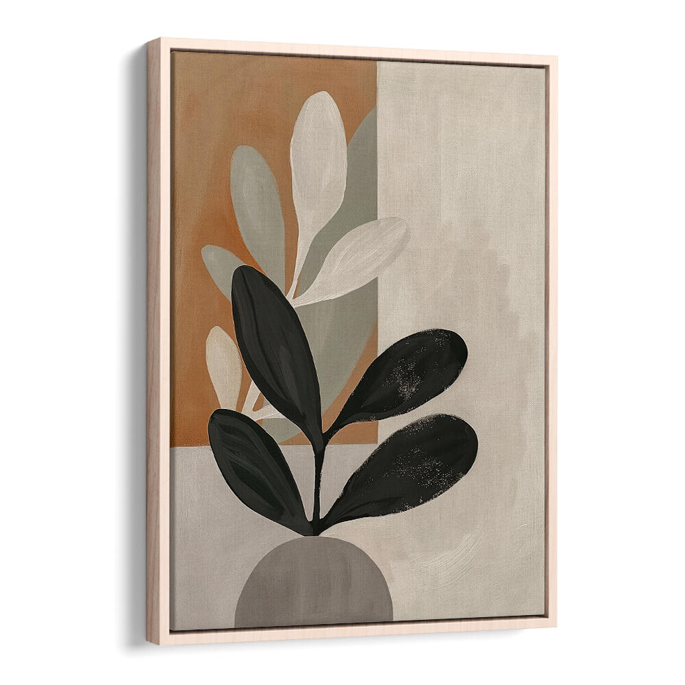 NEUTRAL ELEGANCE , FLORAL FLOWER PAINTINGS