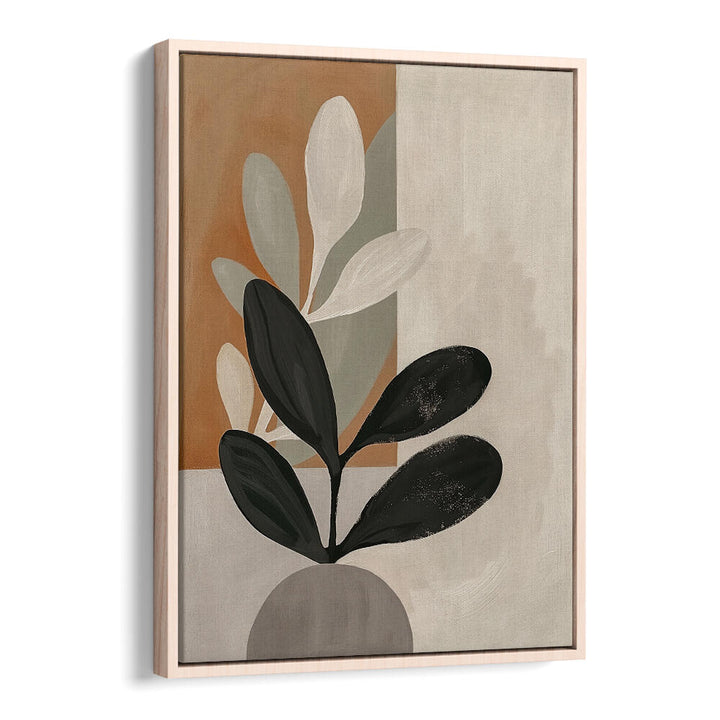 NEUTRAL ELEGANCE , FLORAL FLOWER PAINTINGS