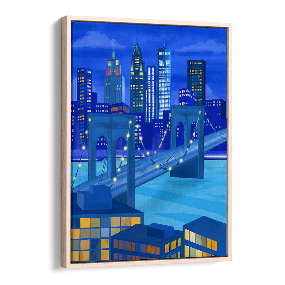 NEW YORK AT NIGHT , TRAVEL POSTERS