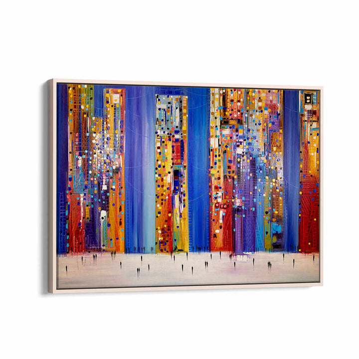 NIGHT STREETS , MODERN IMPRESSIONISM PAINTINGS