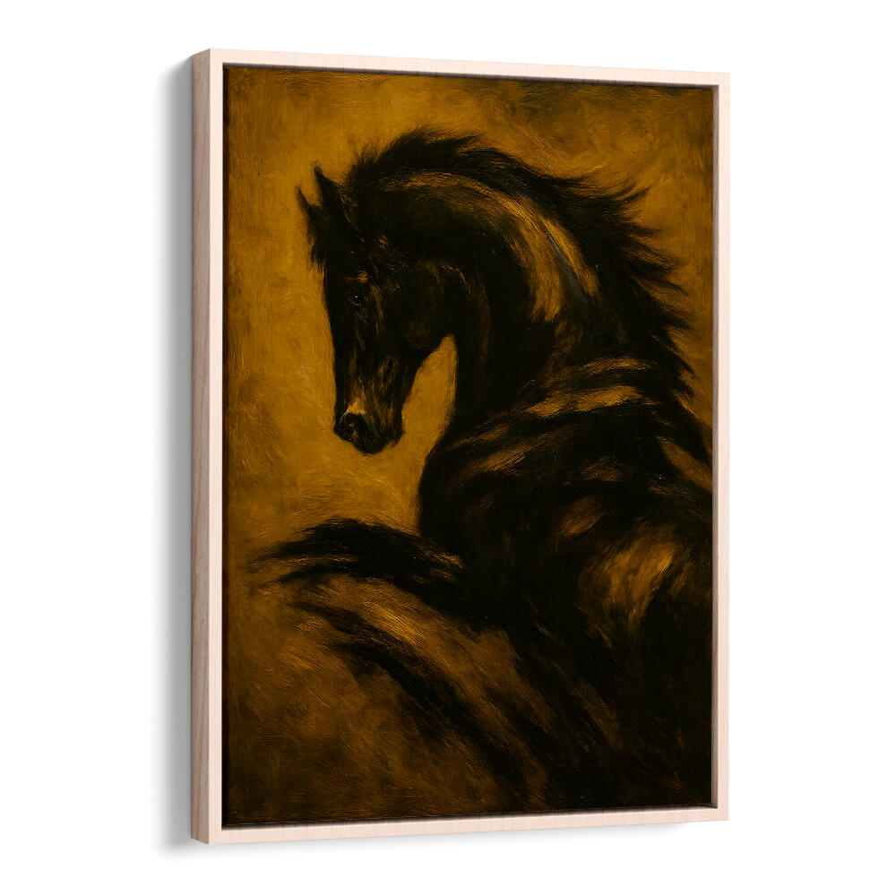 NIGHTMARE STALLION , EXPRESSIONISM PAINTINGS