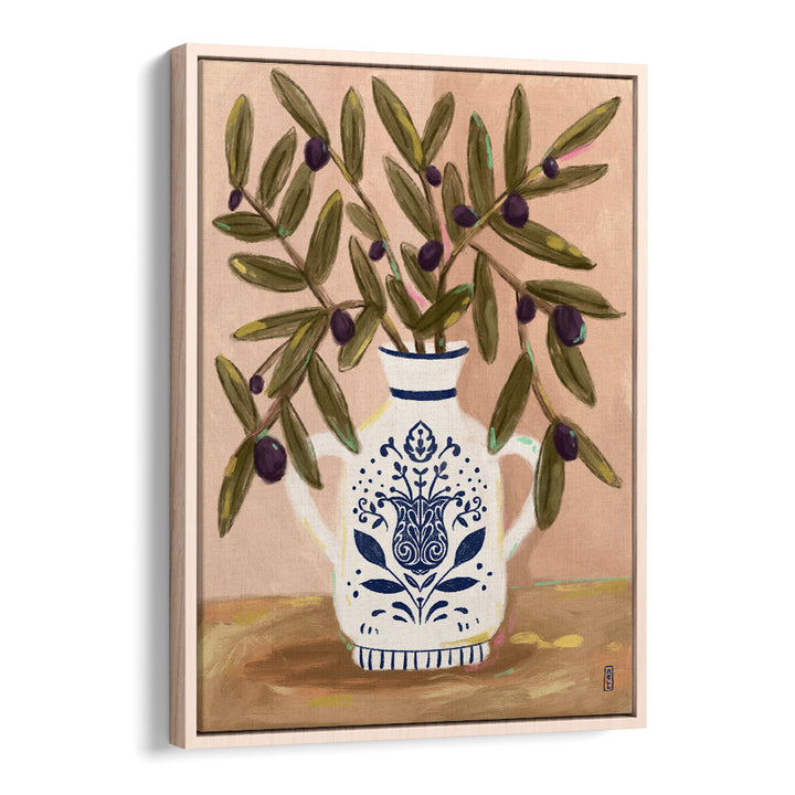 OLIVE BRANCHES IN A POT PAINTING