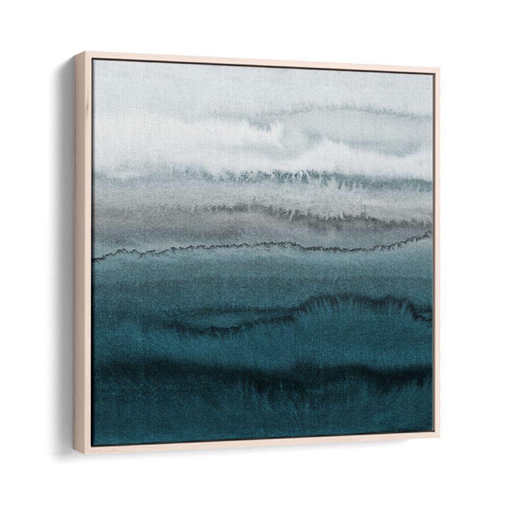 Elegant OCEAN MIST LAYERS, ABSTRACT PAINTINGS featuring serene coastal hues to enhance your living space.