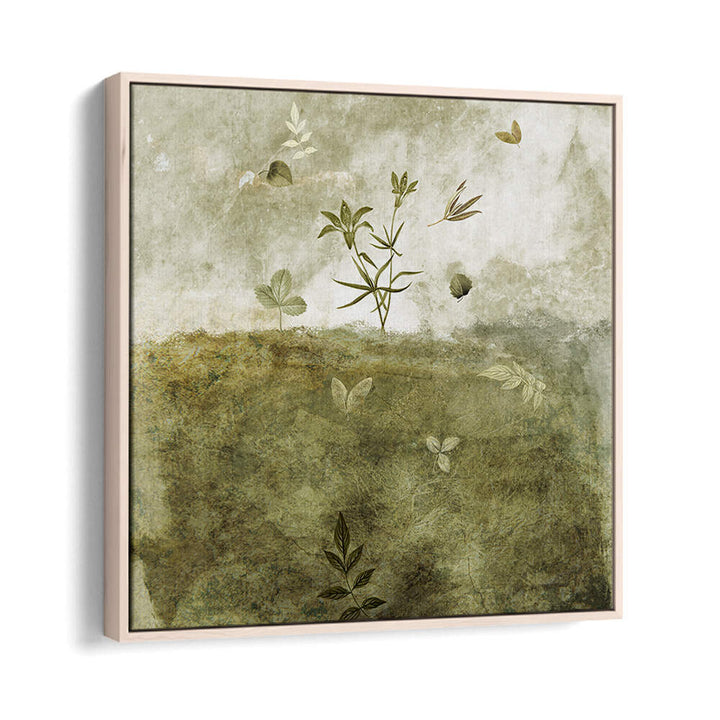 OLIVE , FLORAL FLOWER PAINTINGS