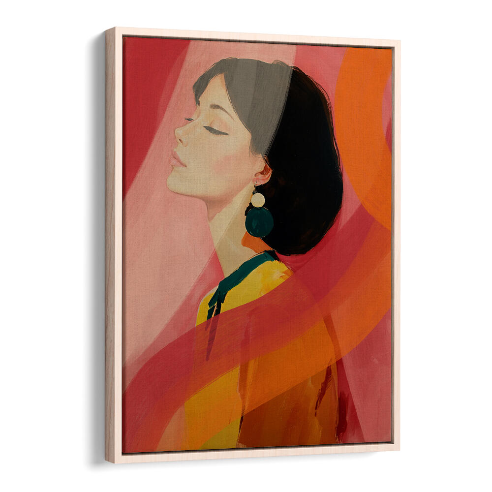 PORTRAIT ORANGE , PORTRAITS & FIGURATIVE ILLUSTRATIONS