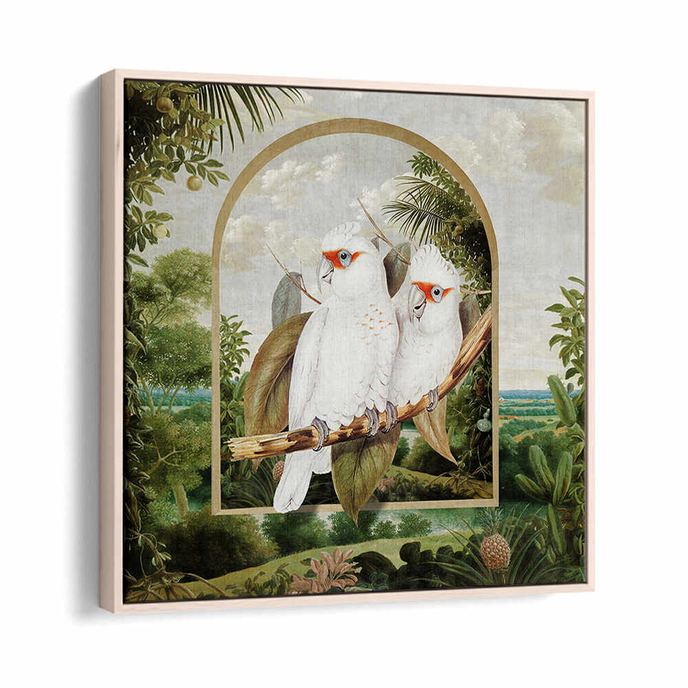 PARROTS' PARADISE II , ANIMAL PAINTINGS