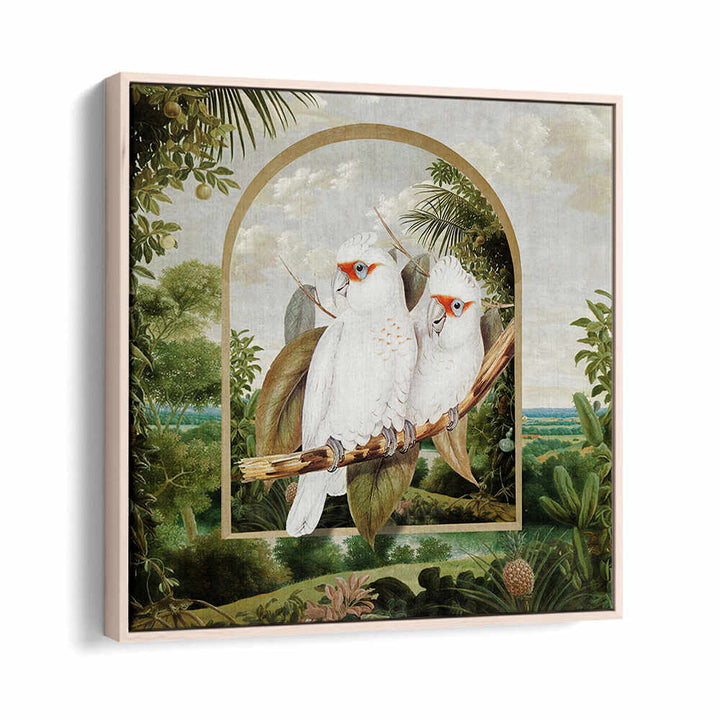 PARROTS' PARADISE II , ANIMAL PAINTINGS