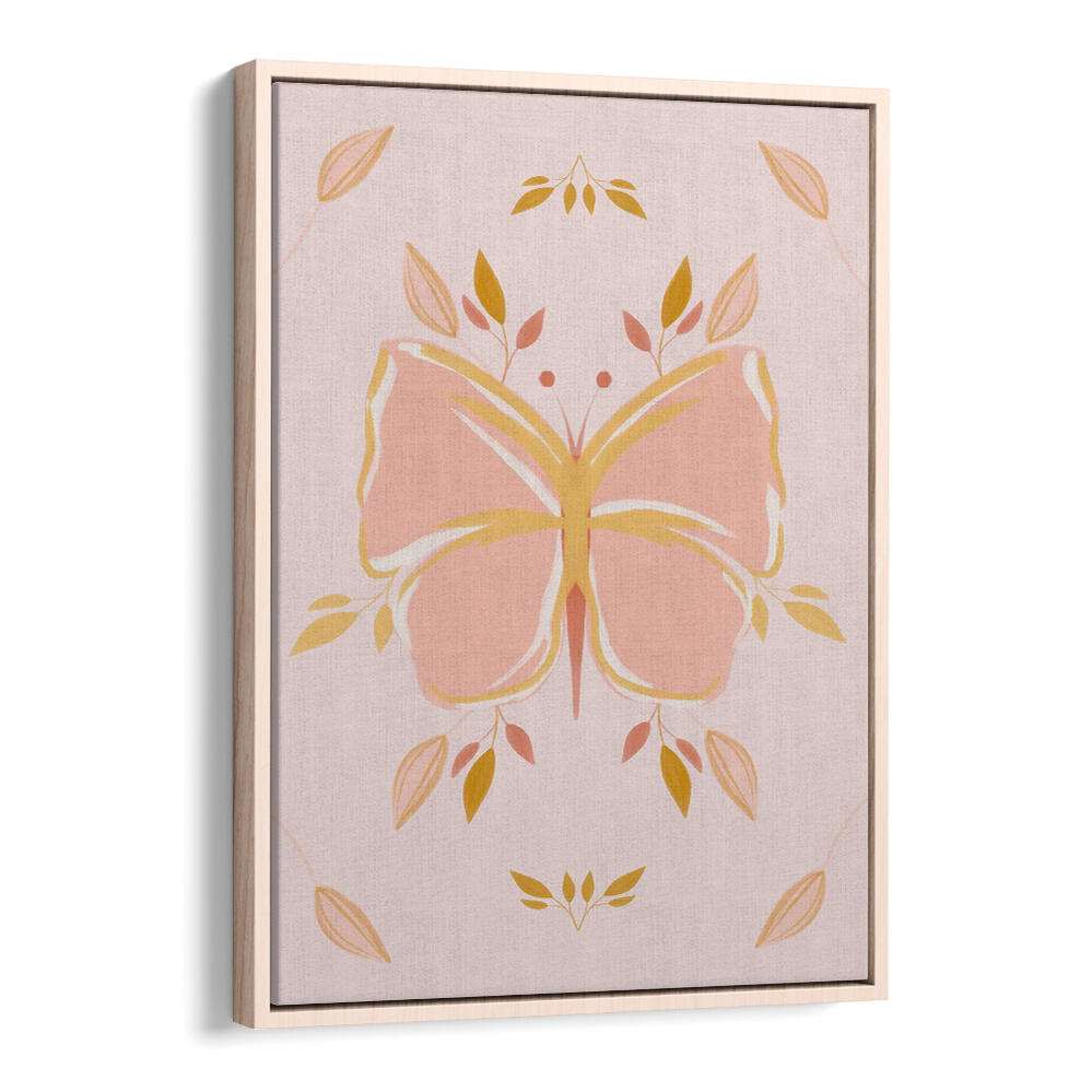 PASTEL FLORAL BUTTERFLY , KIDS ROOM PAINTINGS