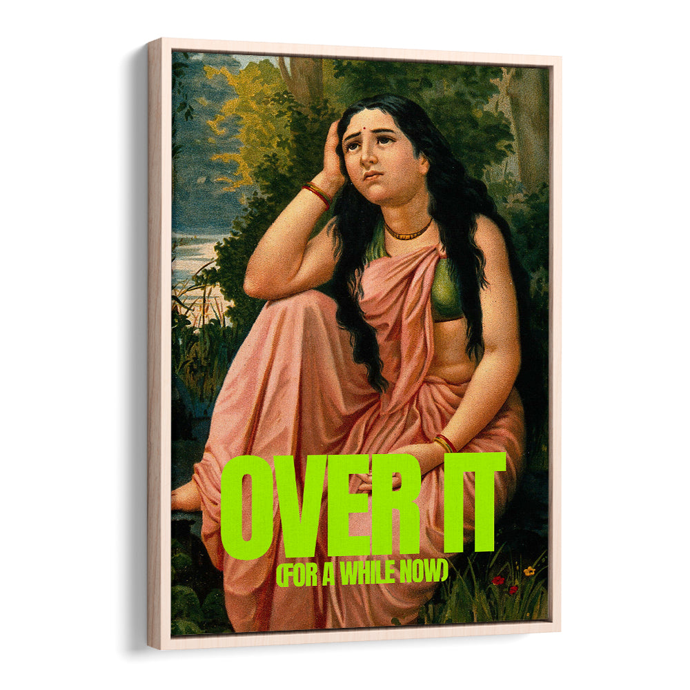 PENSIVE INDIAN WOMAN