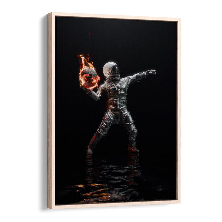 PLANET THROWER , SURREAL ART PRINTS