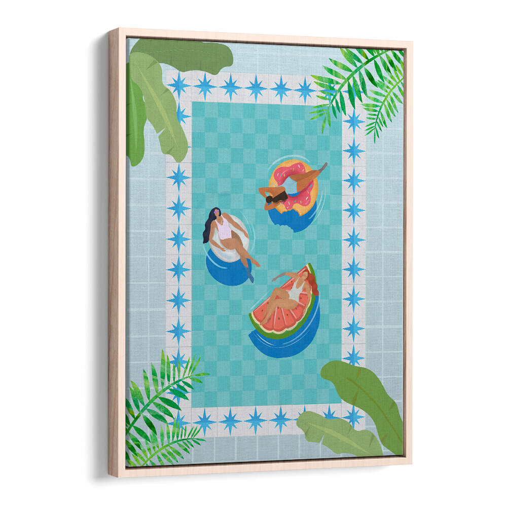 POOL PARTY , TRAVEL POSTERS