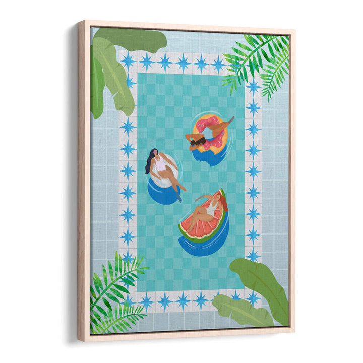 POOL PARTY , TRAVEL POSTERS