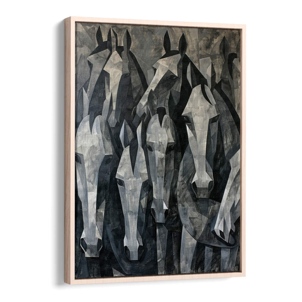 HORSE POSTER XVII , ANIMAL PAINTINGS