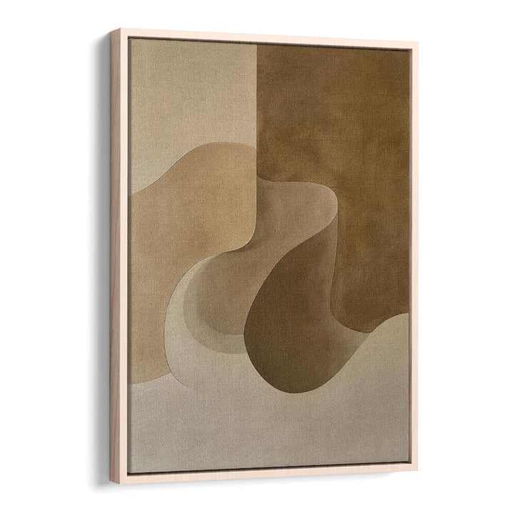 POSTER CANVAS BEIGE ABST XII , ABSTRACT PAINTINGS