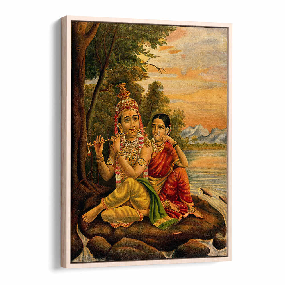 RADHA LISTENING TO KRISHNA'S FLUTE