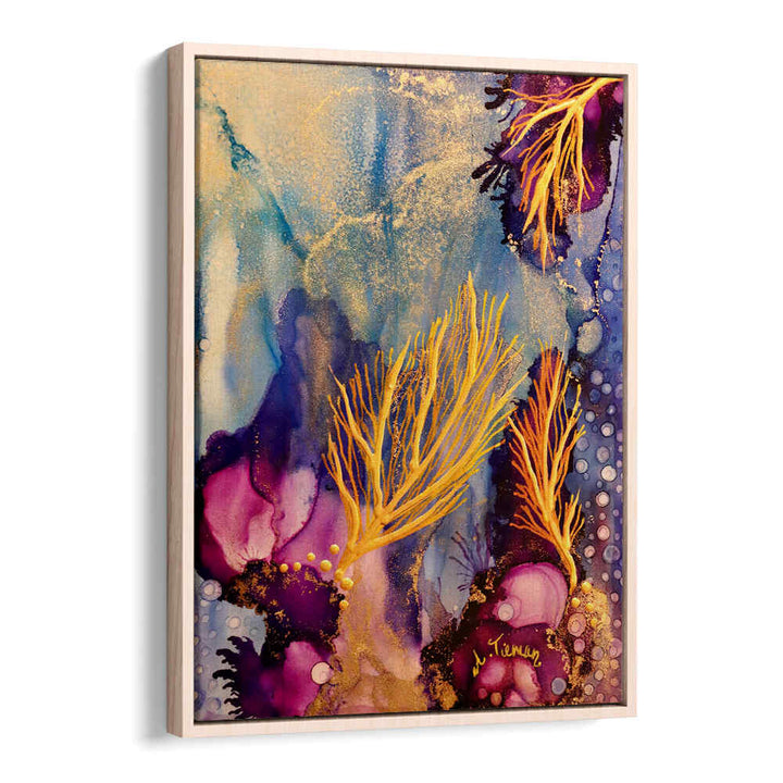 Stunning RADIANT REEF II, BEACH PAINTINGS showcasing vibrant coral and ocean hues for your coastal decor.