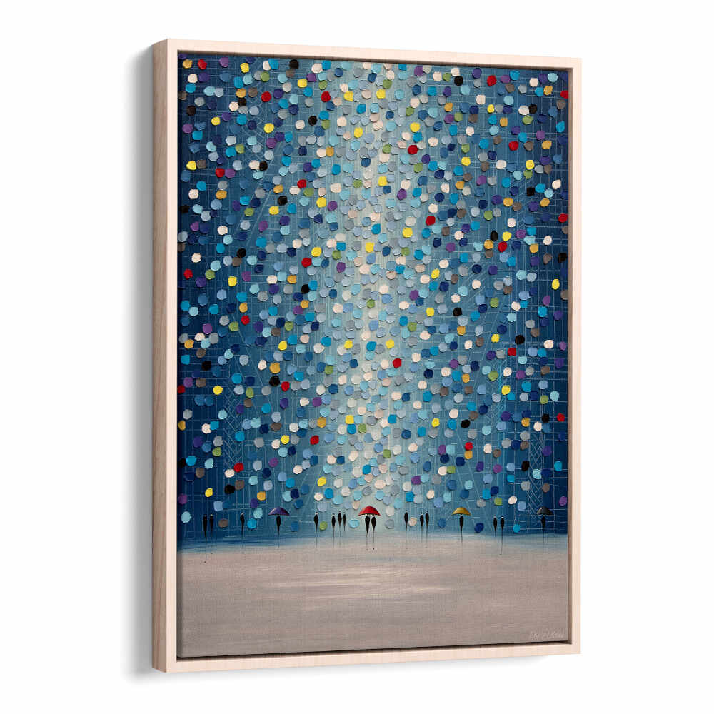RAINDROP CONFETTI , MODERN IMPRESSIONISM PAINTINGS