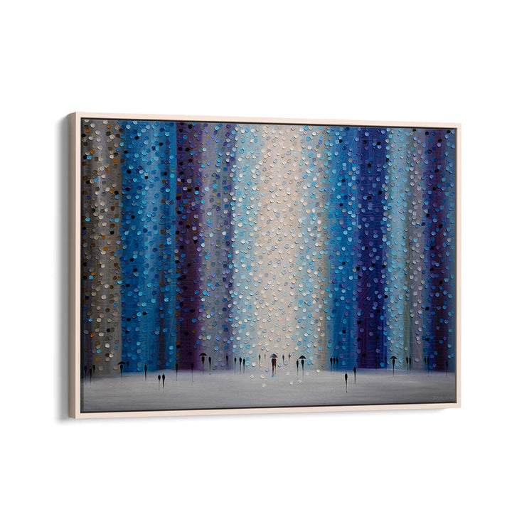 RAINY CITY FOR US , MODERN IMPRESSIONISM PAINTINGS