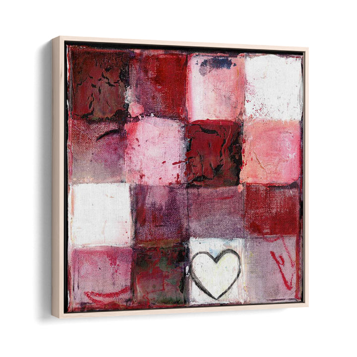 RED CHECKERED HEART