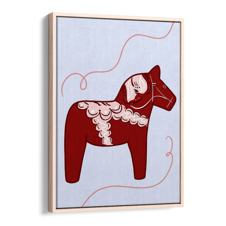 RED HORSE WHIMSY , KIDS ROOM PAINTINGS