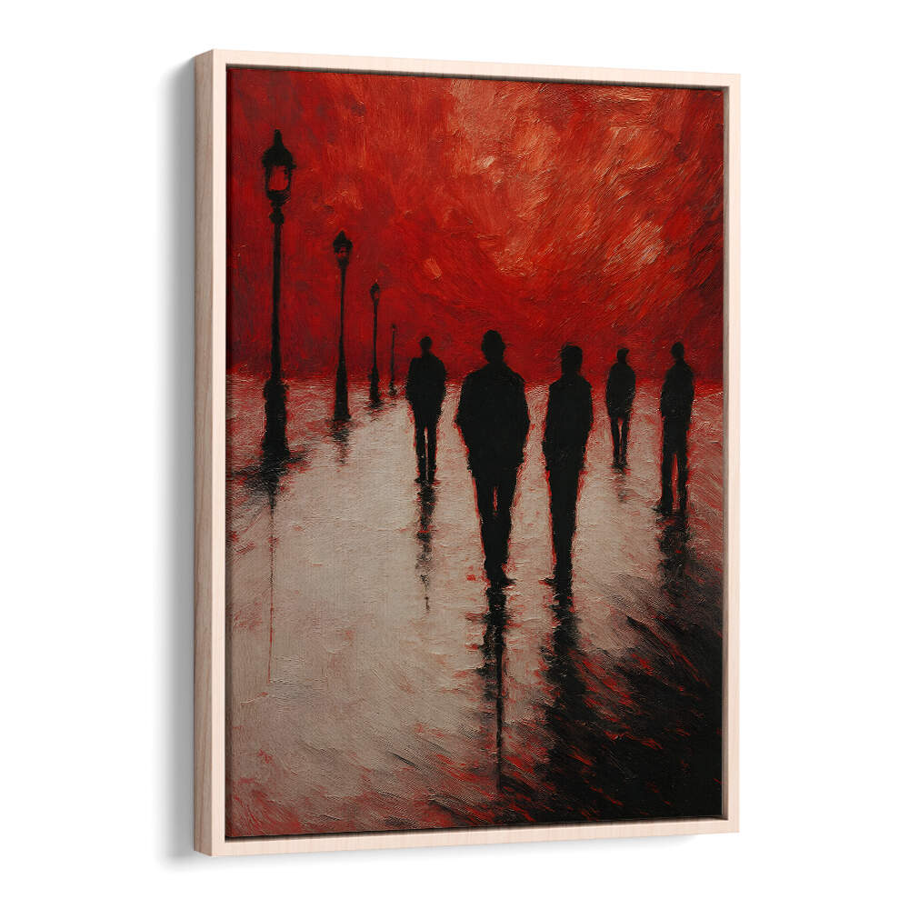 RED LAKE OF ECHOES , EXPRESSIONISM PAINTINGS