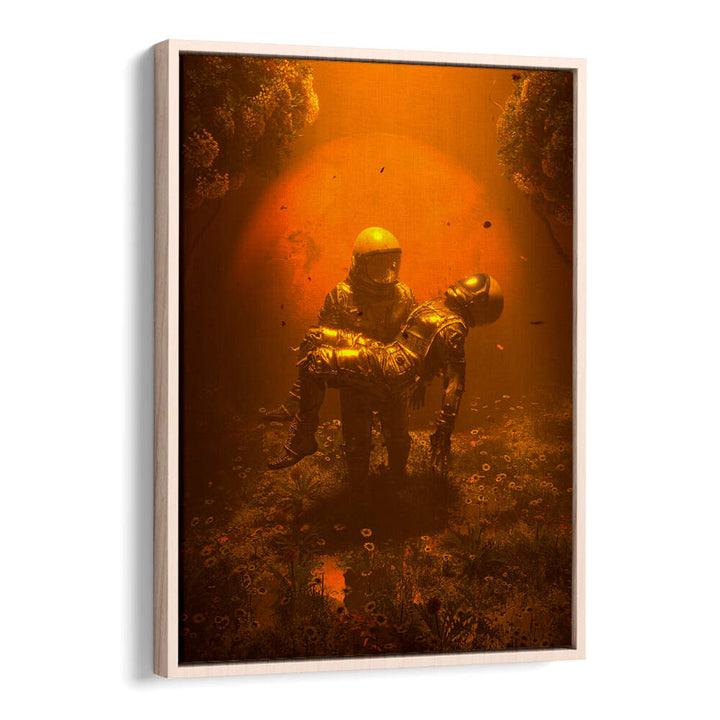 RED'S EMBRACE , SURREAL ART PRINTS
