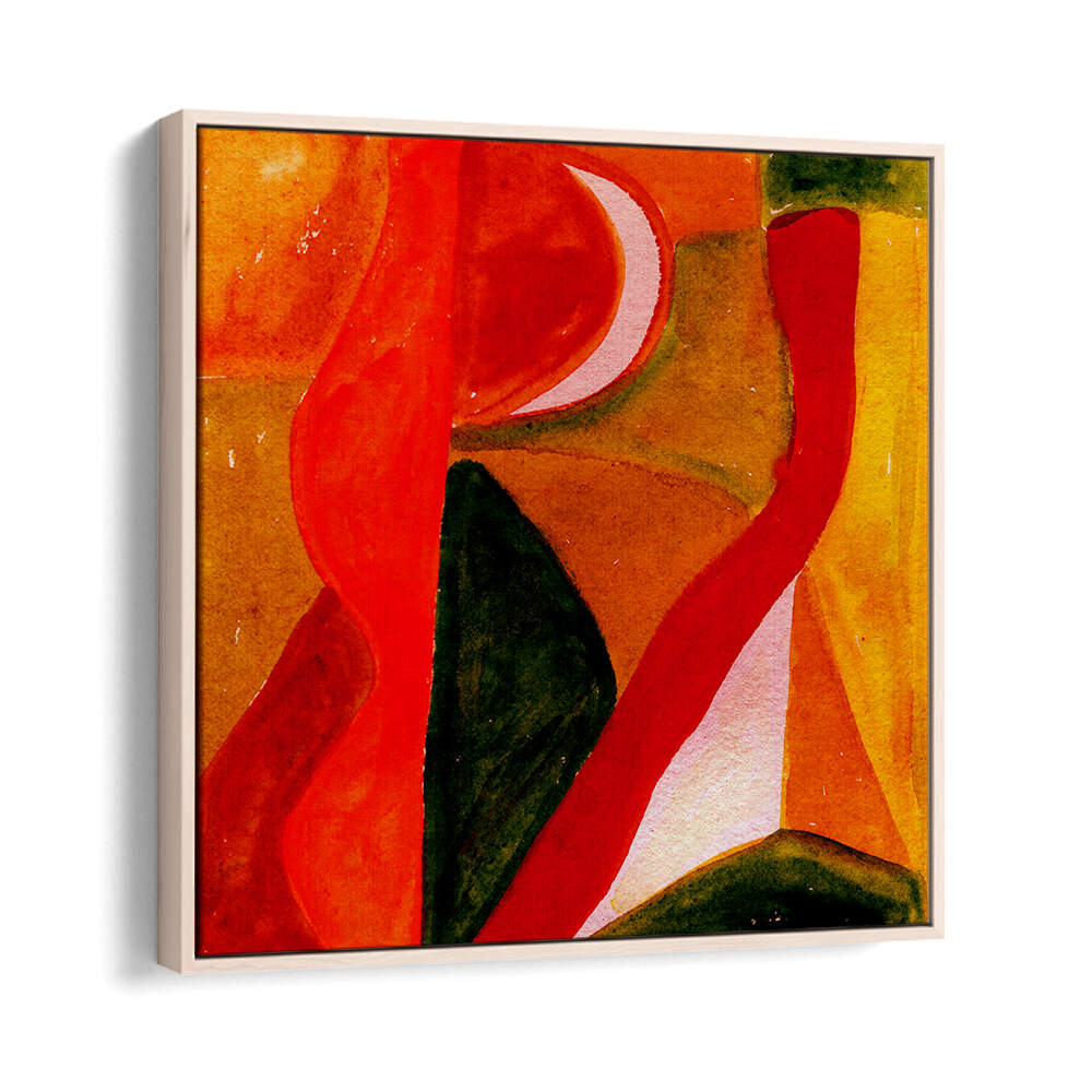 REDS AND GOLDEN ABSTRACT , ABSTRACT PAINTINGS
