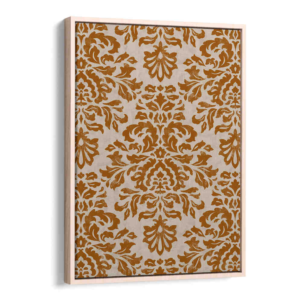 RUSTIC GOLD DAMASK PATTERN