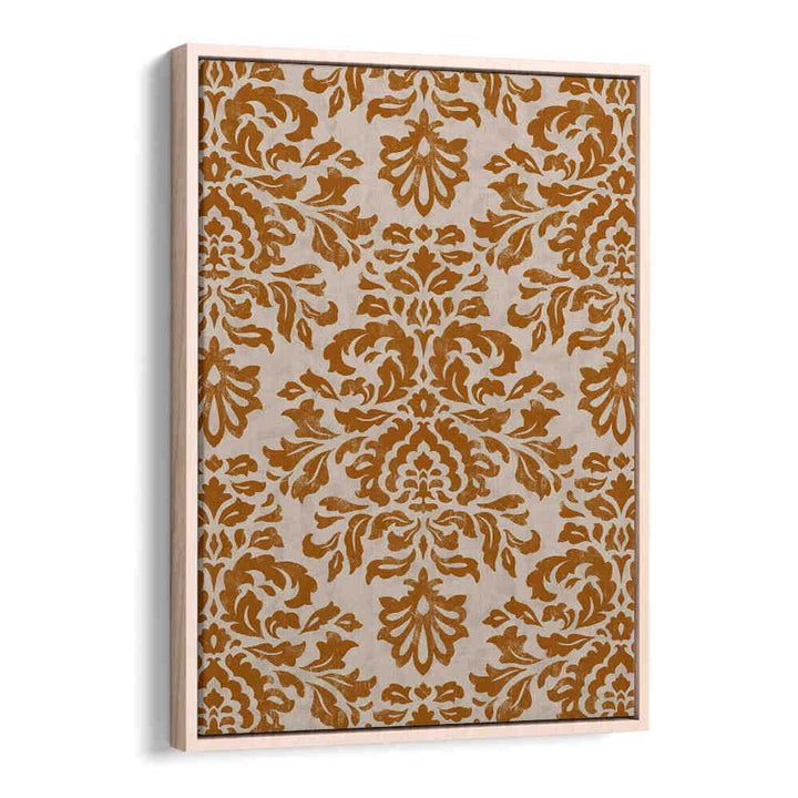 RUSTIC GOLD DAMASK PATTERN