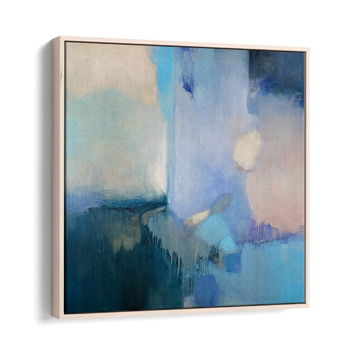 Colorful abstract painting titled SAILING AWAY, capturing the essence of adventure and serenity in art. Perfect for any space.