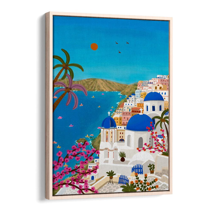SANTORINI DREAMS , TRAVEL POSTERS
