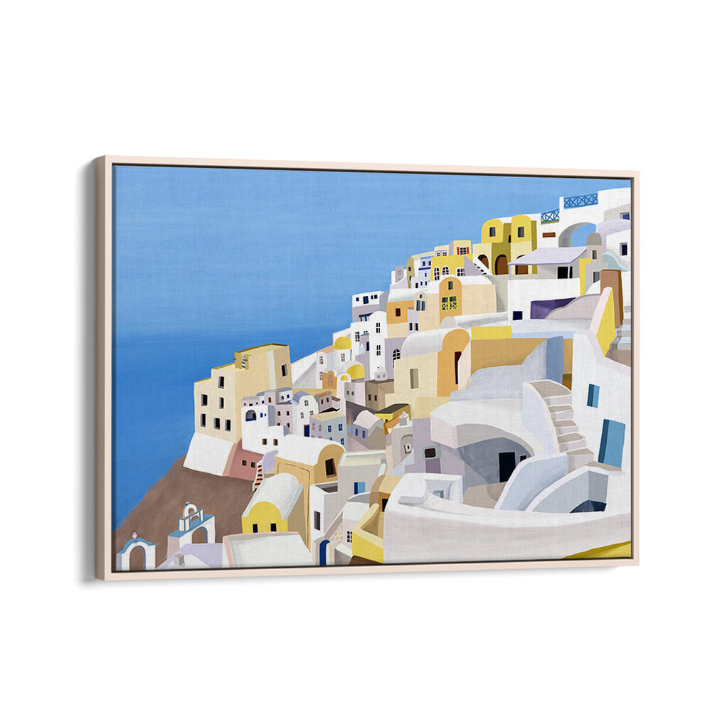 SANTORINI, GREECE CLIFF , TRAVEL POSTERS