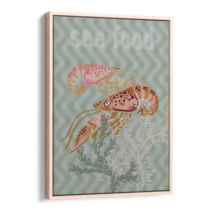 Colorful SEA FOOD V, BEACH PAINTINGS featuring vibrant sea creatures, perfect for enhancing coastal home decor.