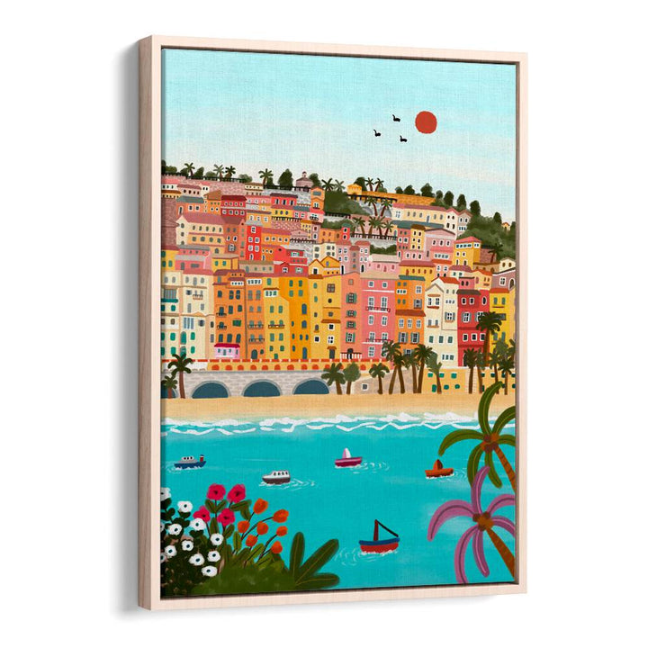 SEASIDE COLOR HARMONY , TRAVEL POSTERS