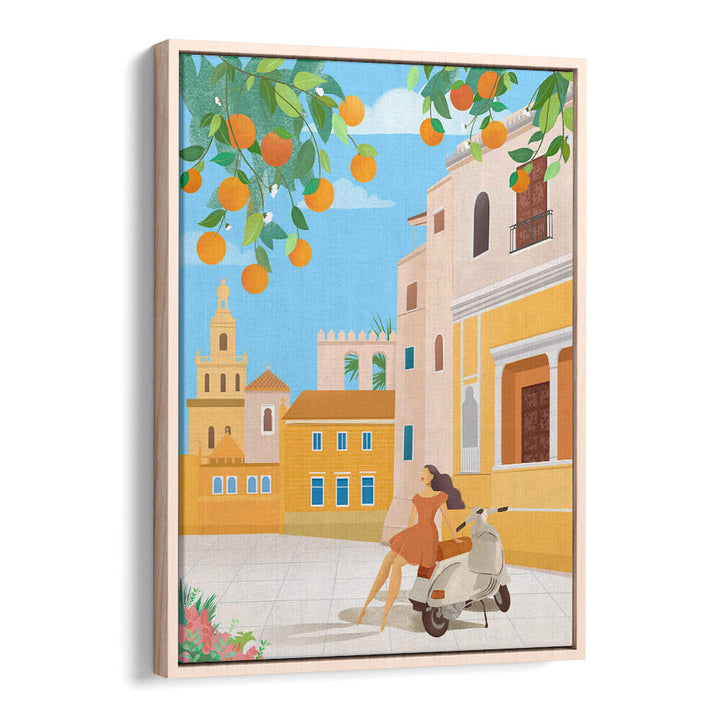 SEVILLE ORANGES - SPAIN , TRAVEL POSTERS