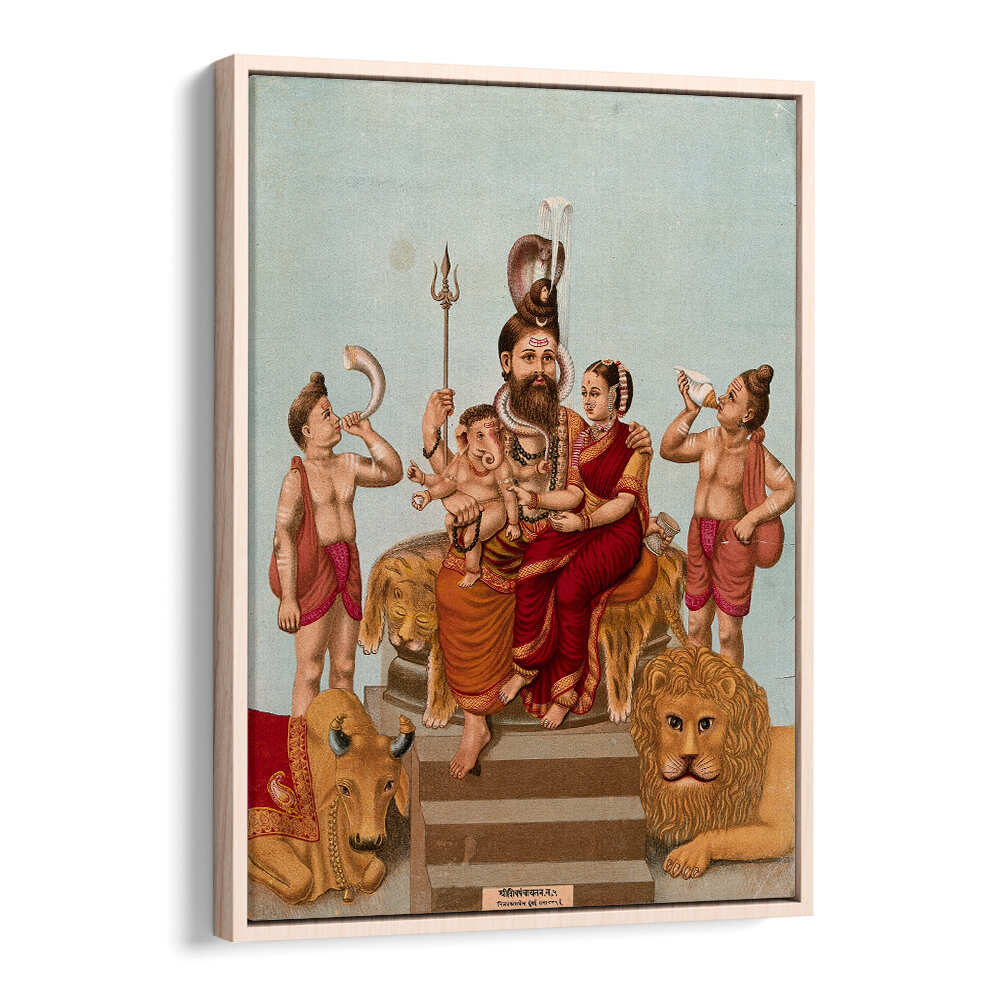 SHIVA ENTHRONED WITH HIS FAMILY