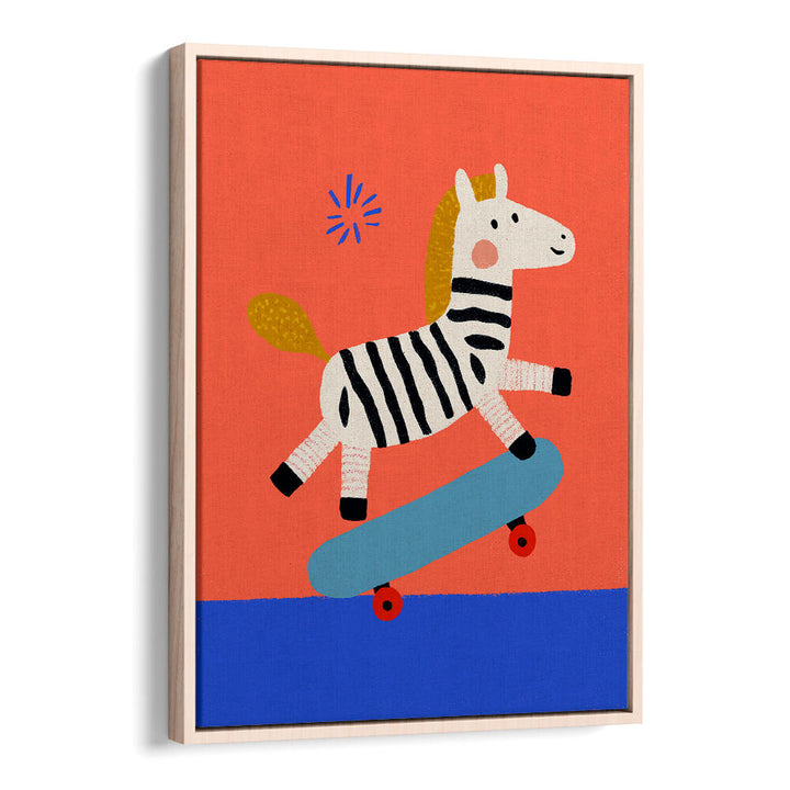 SKATING ZEBRA ,KIDS ROOM PAINTINGS