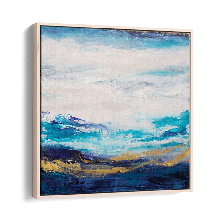 SOFT BLUE AND GOLDEN TONES