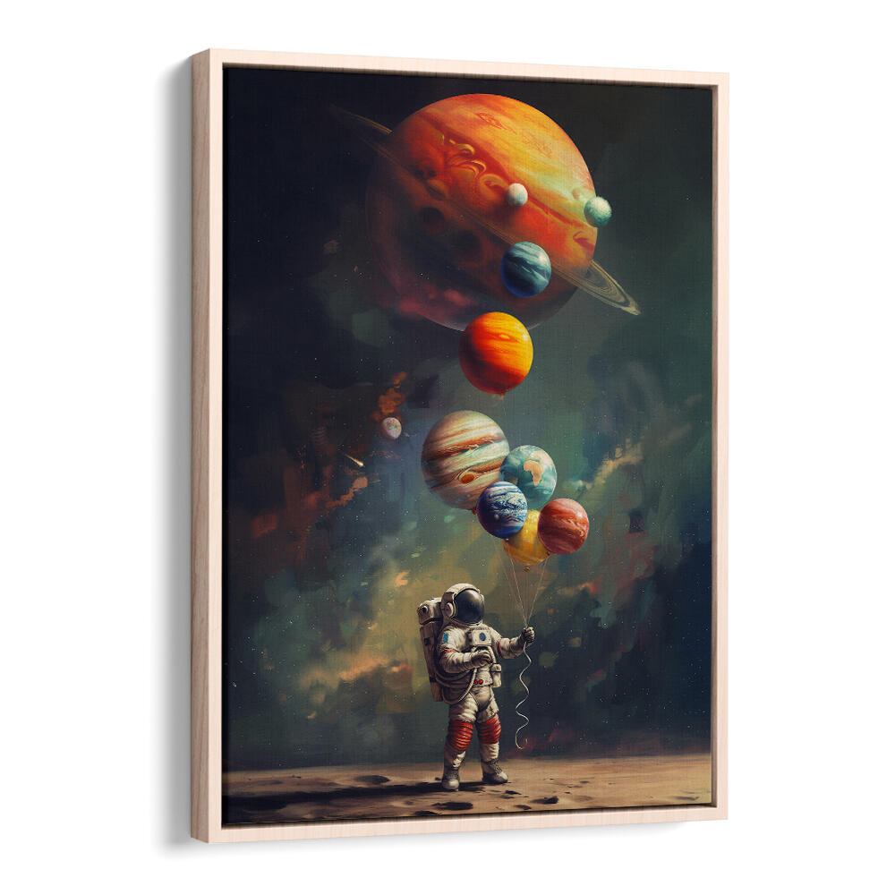 SPACE BALLOON , SURREAL ART PRINTS