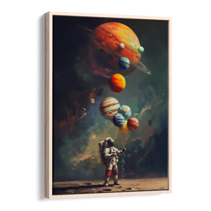 SPACE BALLOON , SURREAL ART PRINTS