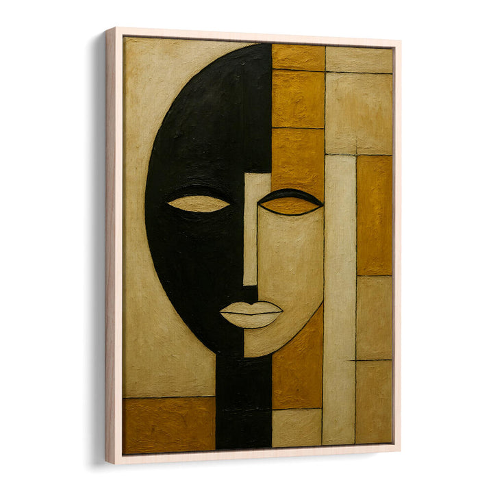 SPLIT MASK , EXPRESSIONISM PAINTINGS