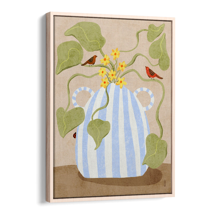 SPRING FLOWERS AND BIRDS
