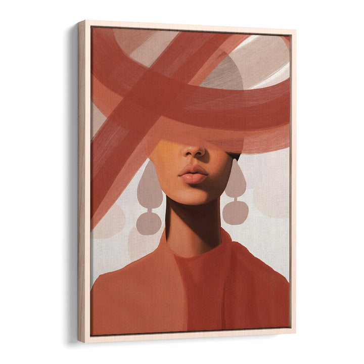 STUDIO PALETTE WOMAN TERRA , PORTRAITS & FIGURATIVE ILLUSTRATIONS