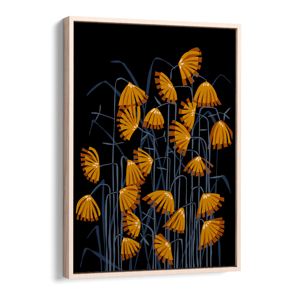 STYLIZED ORANGE REEDS