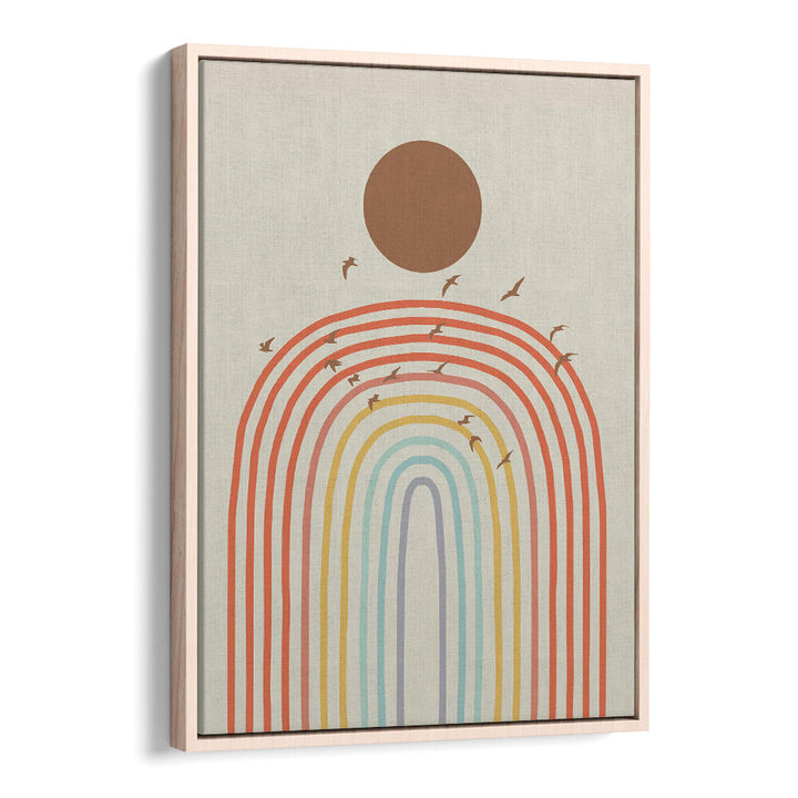 STYLIZED RAINBOW , BOHO ART PAINTINGS