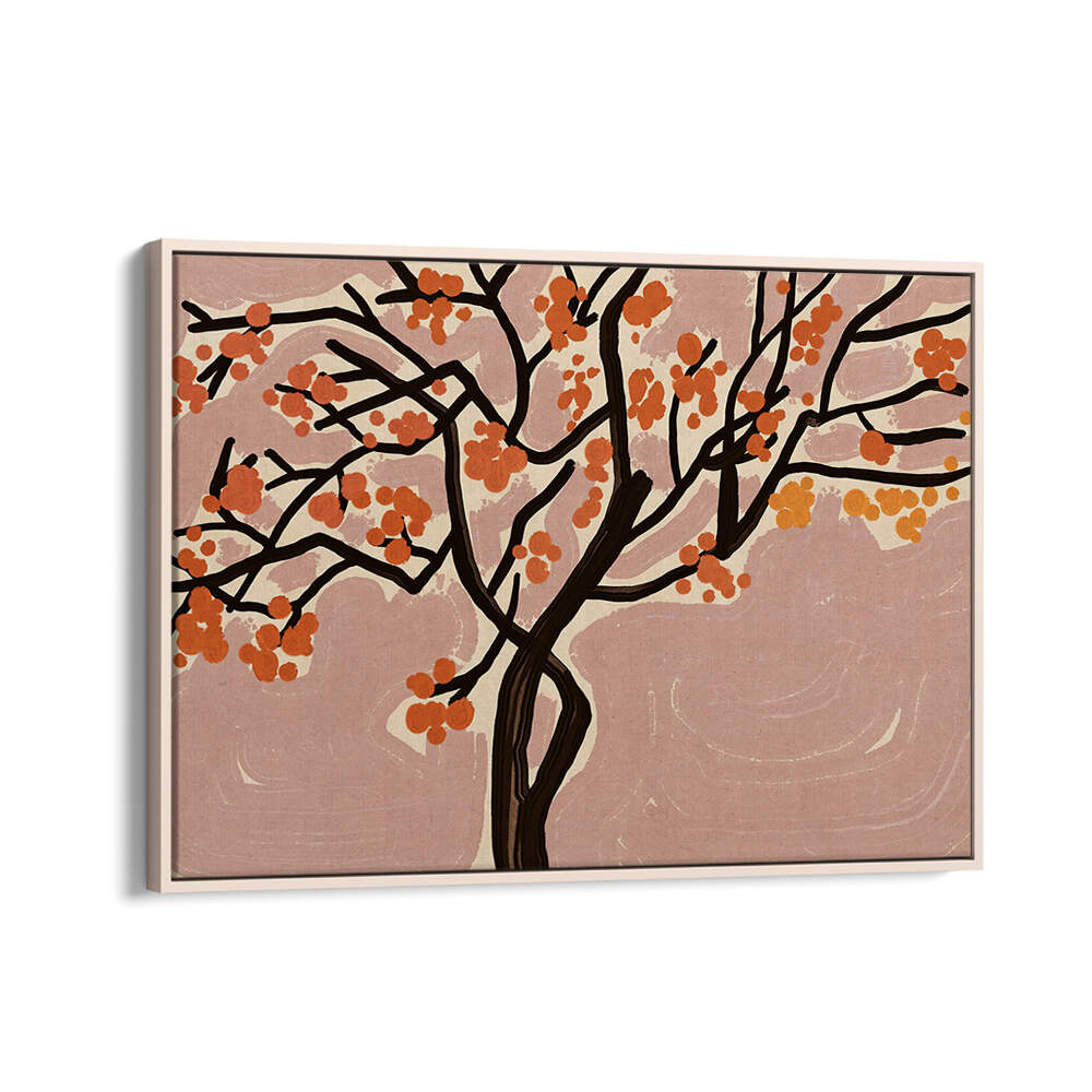STYLIZED TREE , FLORAL FLOWER PAINTINGS