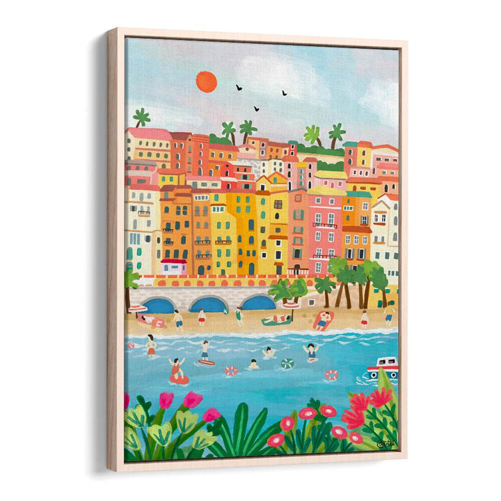 SUMMER IN MENTON , TRAVEL POSTERS
