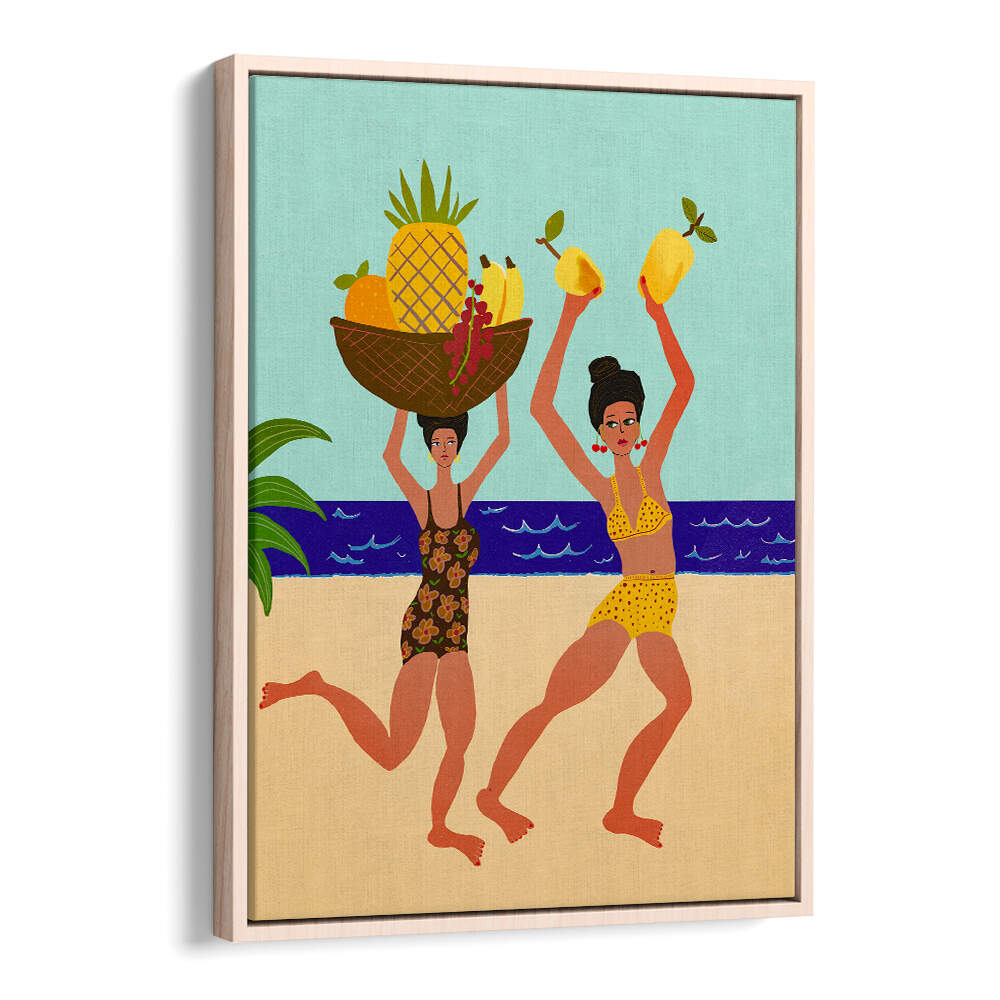 SUMMER TROPICAL FUN TIME , PORTRAITS & FIGURATIVE ILLUSTRATIONS