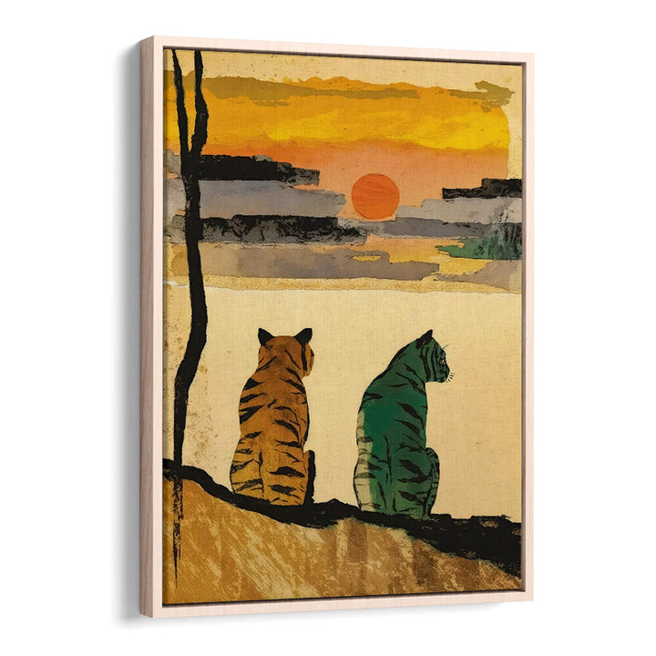SUNSET COMPANIONS , ANIMAL PAINTINGS